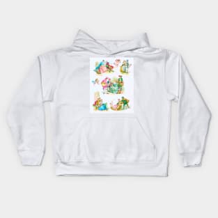 French country scene Kids Hoodie